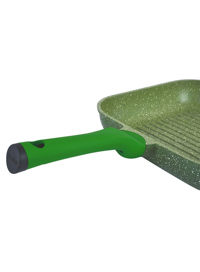 Prestige Granite Non-Stick Aluminium Square Grill Pan Green 28cm - Image 5