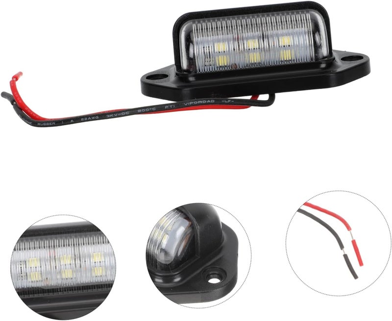24v Led License Plate Light Trailer Lights for Trucks Rv Van Bus Trailer Mount - Image 5