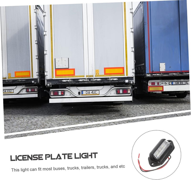 24v Led License Plate Light Trailer Lights for Trucks Rv Van Bus Trailer Mount - Image 3
