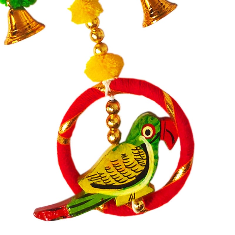 Generic Buyent Parrot bandarwal for Home Door Diwali toran for Door Latest Fancy for Diwali Multicolour Traditional Door Bandarwal toran for Diwali Home Decor Door Office Mandir Decoration 1  - Image 3
