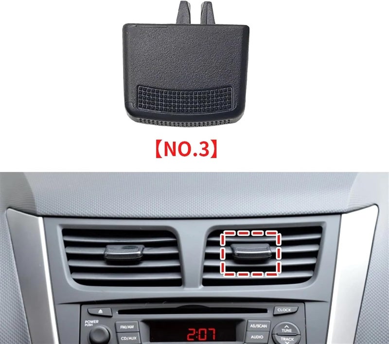 DEMULAX Car A/C Air Vent Grille Tab Clip Set - Image 5