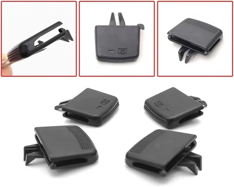 DEMULAX Car A/C Air Vent Grille Tab Clip Set - Image 4