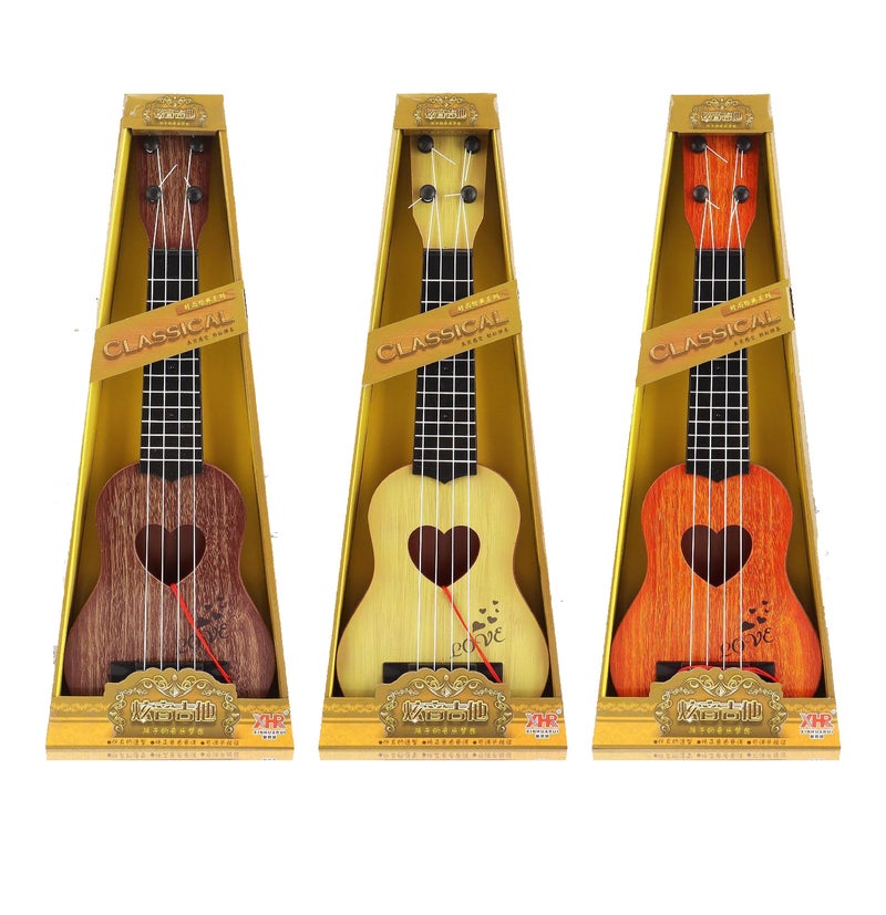 Children's Ukulele Mini Guitar Toy with Music Box Gift Set