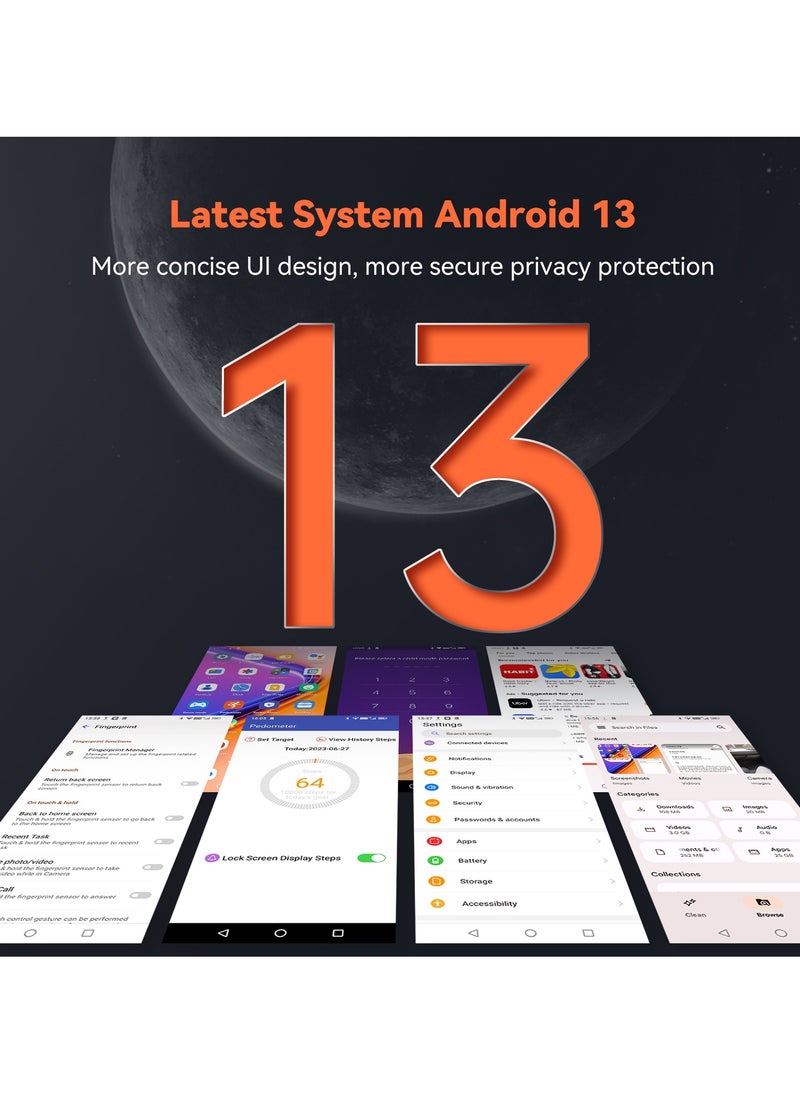 Cubot Kingkong 9 Rugged Smartphone 120hz 6.583-Inch Screen 12GB RAM 512GB ROM 10600mAh Battery 33W Fast Charging 100MP Main 24MP Night Vision Camera 4G Network NFC  - Image 5