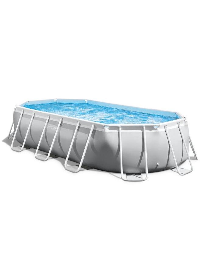INTEX - Prism Frame Oval Pool Set - Image 1
