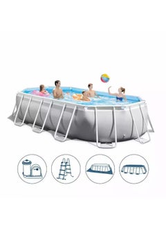 INTEX Prism Frame Oval Pool Set  - Image 2