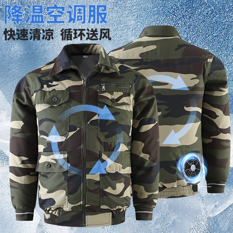 Air-Conditioned Work Jacket with Fan, Unisex - Image 3