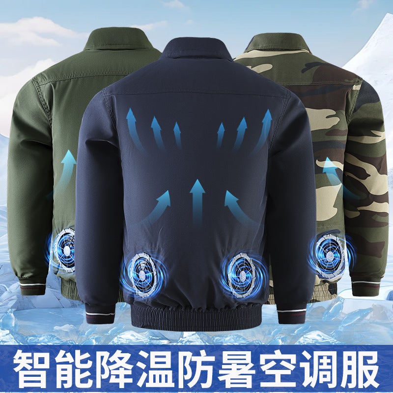 Air-Conditioned Work Jacket with Fan, Unisex - Image 1
