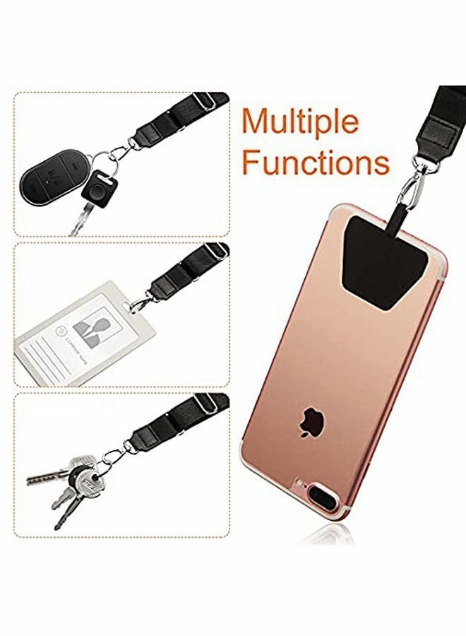 Y&D 3 Pcs Universal Phone Lanyards, Adjustable Neck Strap with Pads Compatible Case Key - Image 2