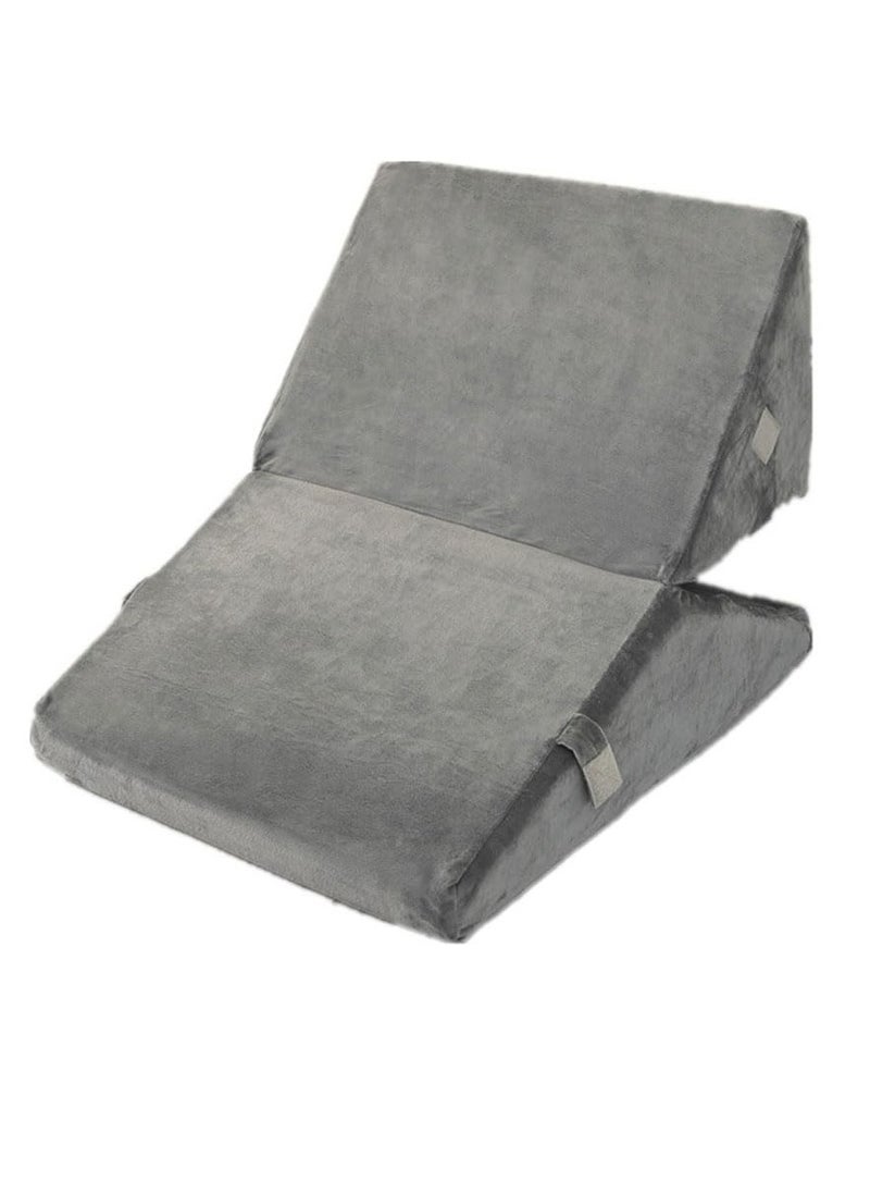 COOLBABY Multifunctional Wedge Cushion Back Cushion for Legs and Back Support Pillow Maternity Cushion Memory Cotton Filling Grey - pzsku/Z95D6FF36F08D0DE440B2Z/45/_/1709016000/6cbc5b36-7515-414f-8a7a-abccdf20425f