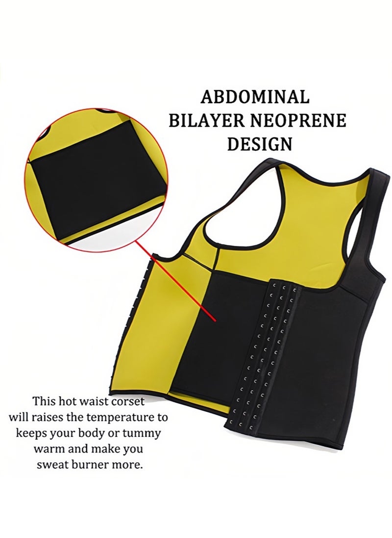 Generic - Adjustable waist trainer for women, slimming belt with belly sauna bandage, waist slimmer with belly shaping compression belt, corset waist trainer L - Image 1