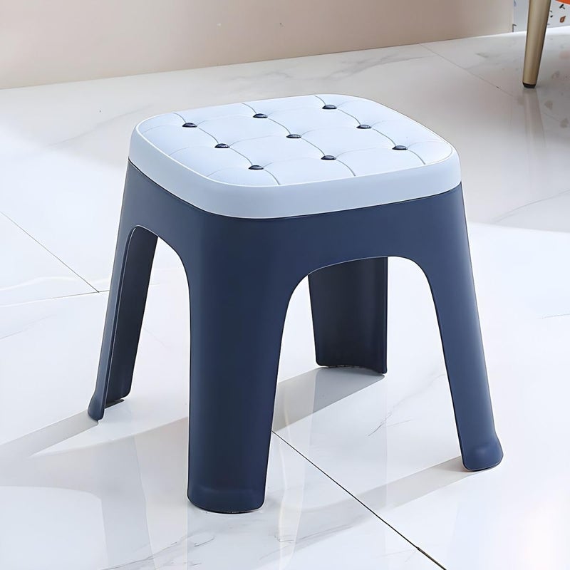 Sevia Strong and Durable Unbreakable Unbreakable Plastic Seating Stool for Kids Home Bedroom Bathroom Kitchen Living Room Office Adult Kids Garden Stool with high Load Capacity