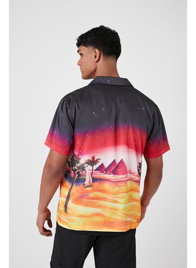 Desert Pyramid Graphic Shirt