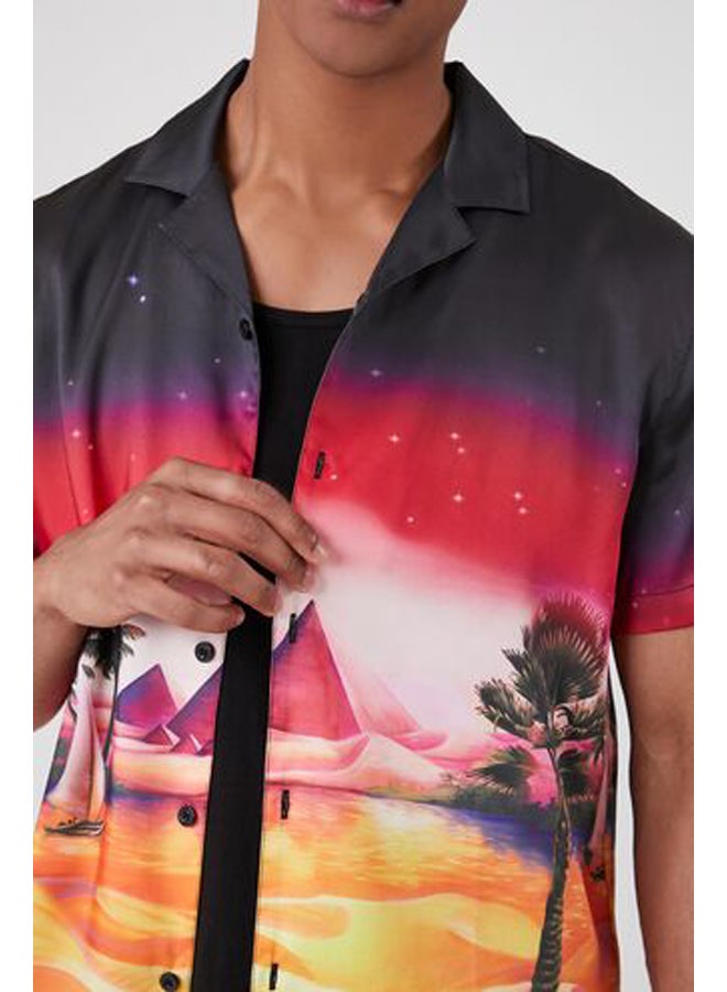 Desert Pyramid Graphic Shirt