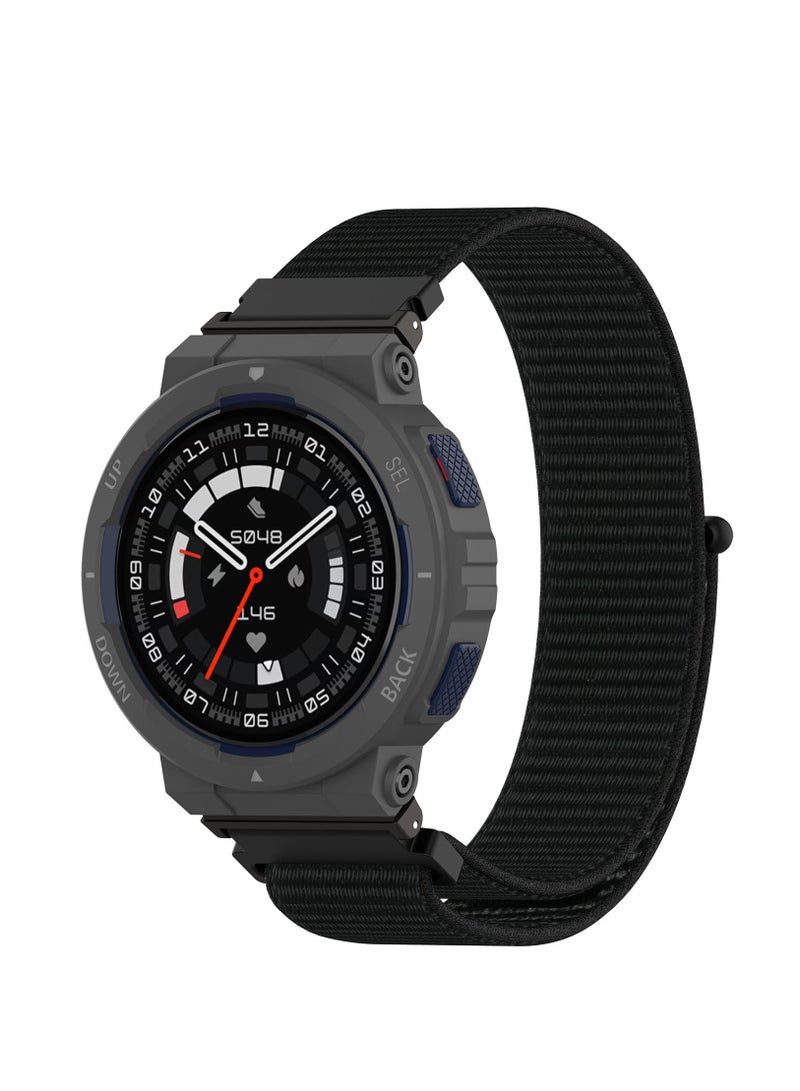 Nylon Watch Band Compatible for Amazfit Active Edge A2212 Strap Replacement Wristband Bracelet for Men & Women - Image 1