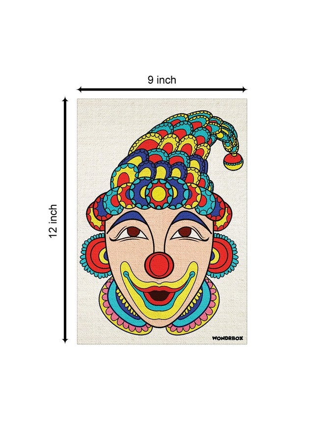 WONDRBOX Art and Craft Activity for Kids. (Indian Folk Art (Set of 3)), Canvas, Multicolor - Image 5