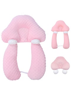 Baby Head Shaping Pillow Soft And Breathable Anti Startle For Sleeping Adjustable Correcting Head Deviation Detachable For Winter And Summer Dual Use For 0 To 36 Months Infant