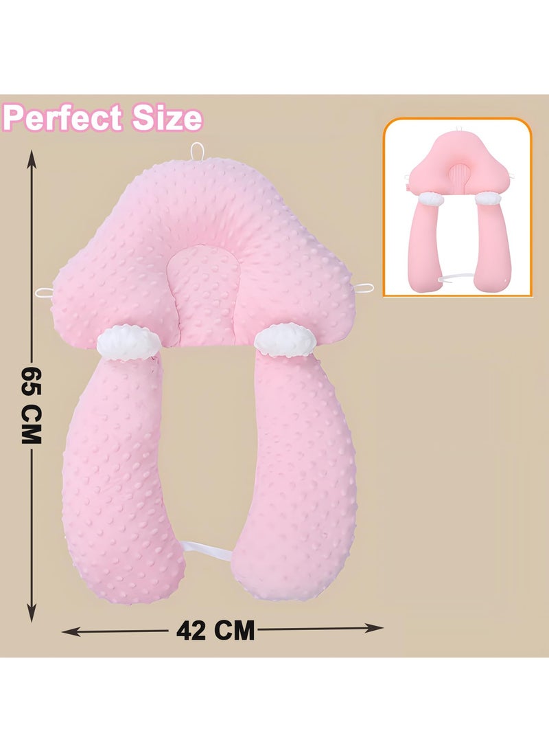 Generic - Baby Head Shaping Pillow Soft And Breathable Anti Startle For Sleeping Adjustable Correcting Head Deviation Detachable For Winter And Summer Dual Use For 0 To 36 Months Infant - Image 1