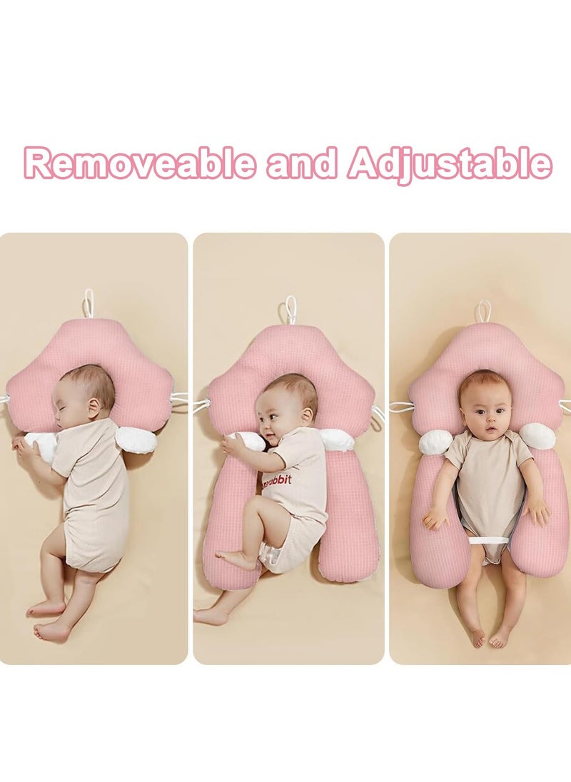 Generic - Baby Head Shaping Pillow Soft And Breathable Anti Startle For Sleeping Adjustable Correcting Head Deviation Detachable For Winter And Summer Dual Use For 0 To 36 Months Infant - Image 1