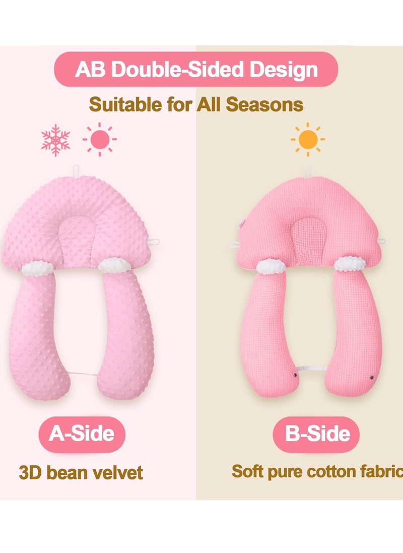 Generic - Baby Head Shaping Pillow Soft And Breathable Anti Startle For Sleeping Adjustable Correcting Head Deviation Detachable For Winter And Summer Dual Use For 0 To 36 Months Infant - Image 1