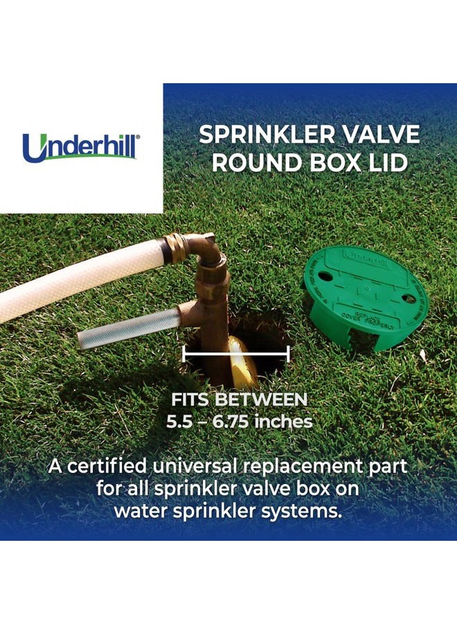 Underhill VL-6 VersaLid 6-Inch to 7-Inch Universal Sprinkler Valve Box Lid - Image 2
