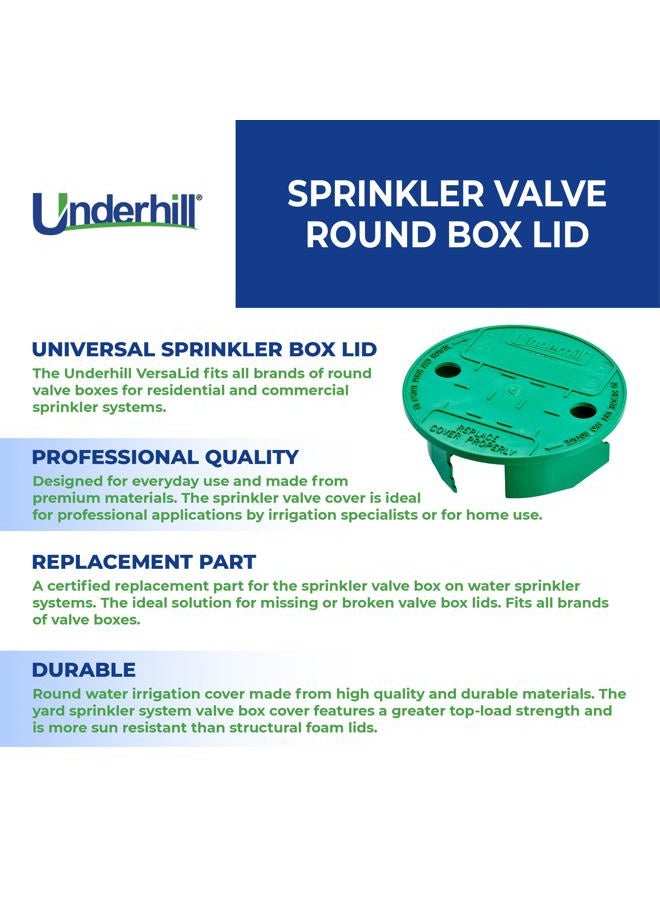 Underhill VL-6 VersaLid 6-Inch to 7-Inch Universal Sprinkler Valve Box Lid - Image 3