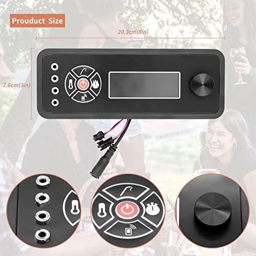 COMVIEE 9904190036 Controller Compatible with Masterbuilt Gravity Series 560 Digital Charcoal Grill + Smokers, Digital Control Panel (Non-Wifi) for Model: MB20040220, MB20041020 Replacement Part - Image 2
