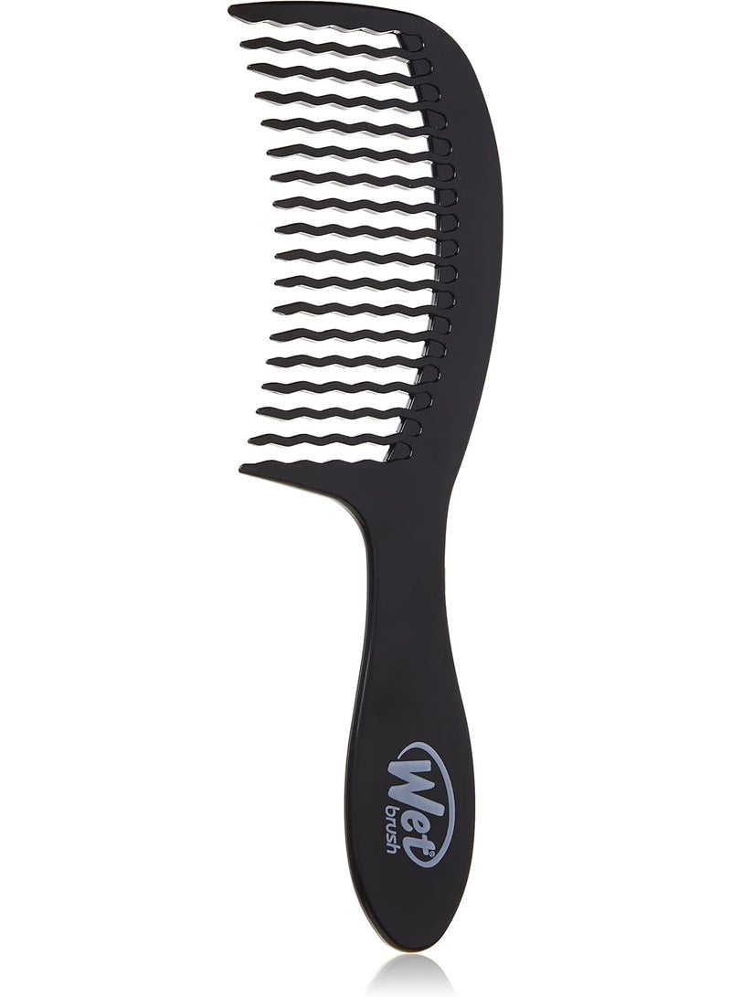 Wet Brush Detangling Comb Black - Image 1