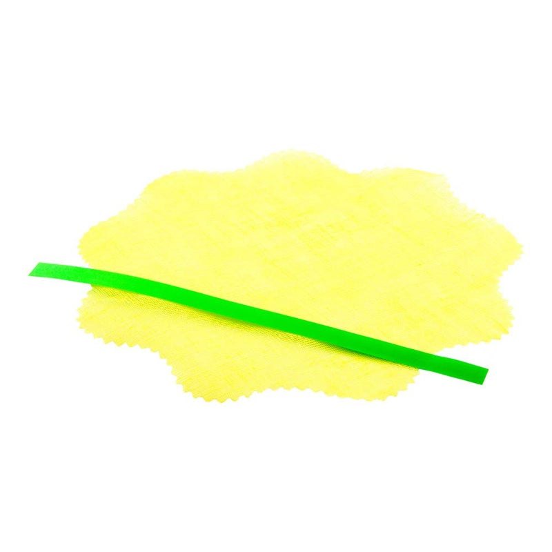 Restaurantware Lemon Stretch Wraps 100 Pack Of 8.8" x 8.8" With Light Green Satin Ribbon Lemon Wedge Wraps Yellow Reusable Cotton Nets For Halves And Wedges To Squeeze for No-Seed on Seafoods - Image 2