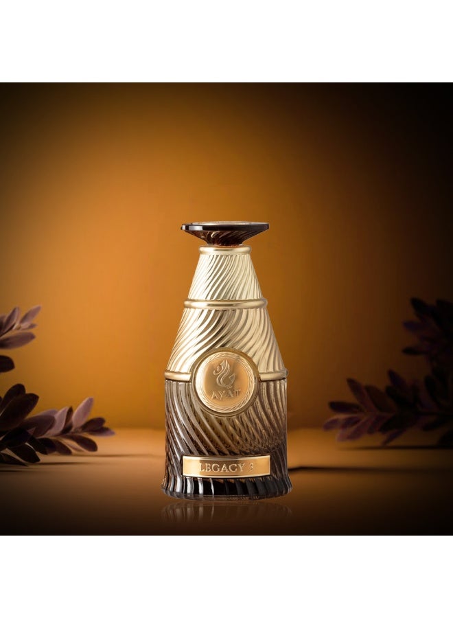 Ayat Perfumes Legacy 3 Eau de Parfum – 100ml – Unisex Oriental Perfume - Image 3