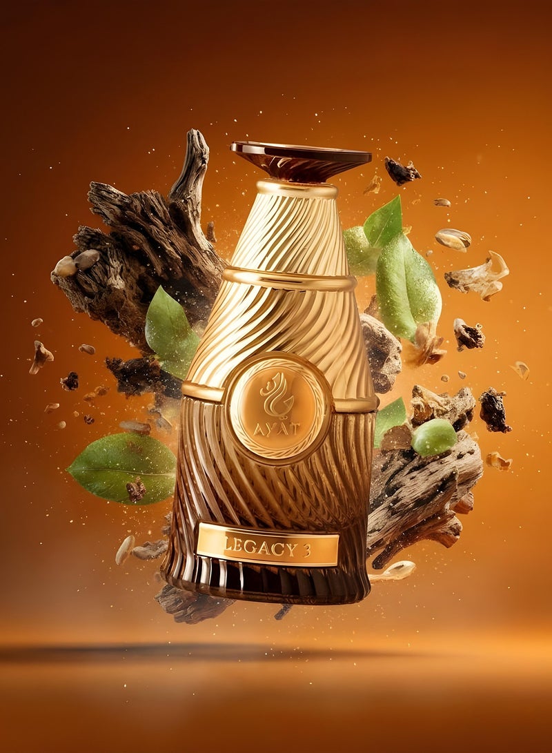 Ayat Perfumes Legacy 3 Eau de Parfum – 100ml – Unisex Oriental Perfume - Image 4