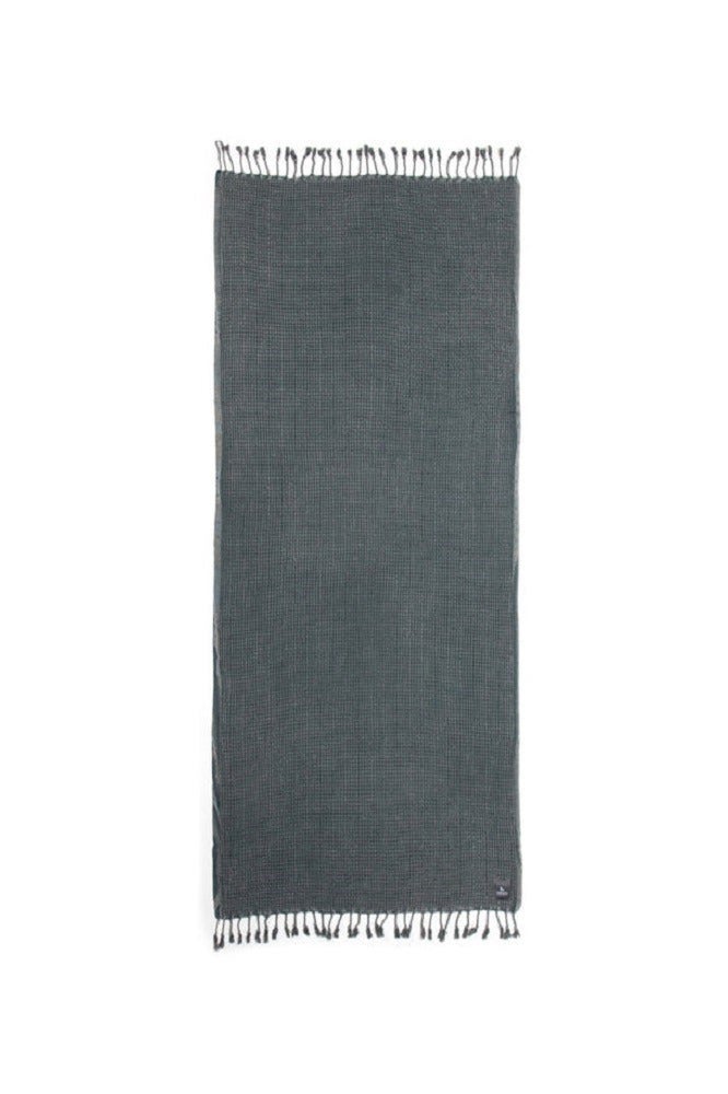 HALFMOON Everyday Towel Large – Vintage Grey | 100% Cotton, Lightweight & Compact for Yoga, Travel & Recovery - Image 3