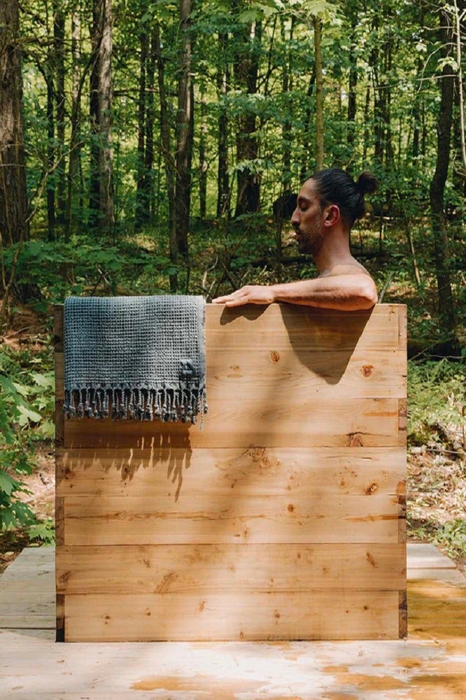 HALFMOON Everyday Towel Large – Vintage Grey | 100% Cotton, Lightweight & Compact for Yoga, Travel & Recovery - Image 2