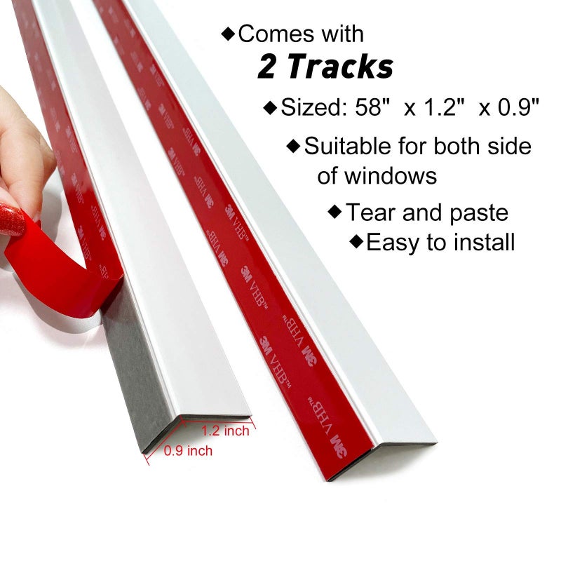 Keego Light Blocking PVC Strips for Window Shades & Blinds by Keego - Image 5