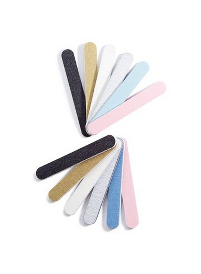 Iridesi Professional Colorful Mini Finger Nail Files Washable Emery Boards 31/2 Inches Long 12 Fingernail Files Per Pack - Image 3