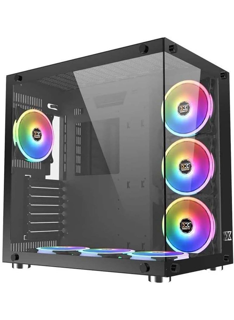 BOLT Customized Gaming PC,Core i7-13700F Processor/32GB RAM/1TB SSD/12GB GeForce RTX 4070 Ti Graphics Card/Windows 11 Home Black - Image 1