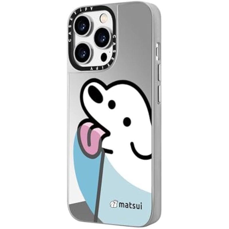 Casetify Mirror Case for iPhone 14 Pro Compatible with Magsafe - Lick - Silver on Silver - Image 5