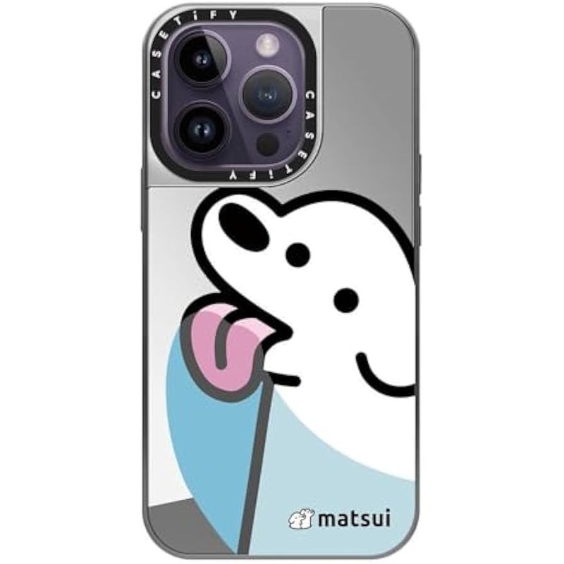 Casetify Mirror Case for iPhone 14 Pro Compatible with Magsafe - Lick - Silver on Silver - Image 2