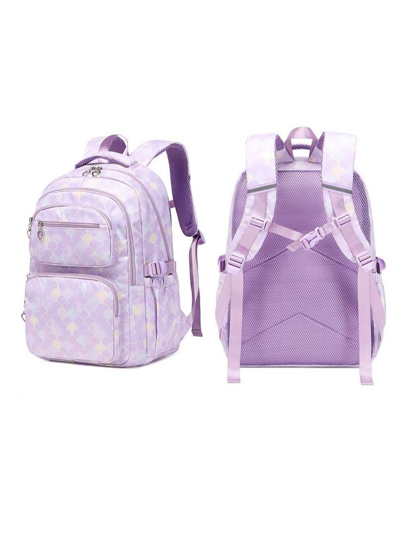 3-Piece Printed Waterproof Kids Backpack Set