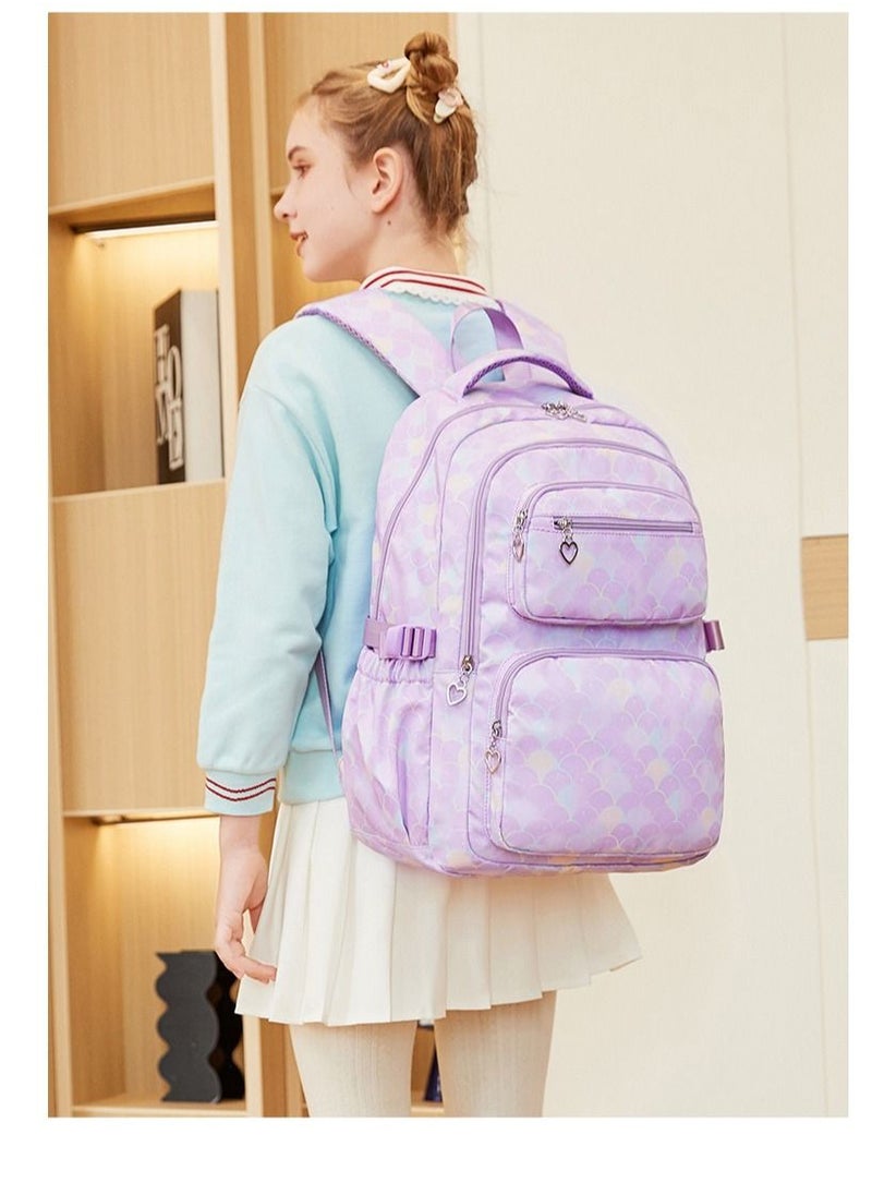 3-Piece Printed Waterproof Kids Backpack Set