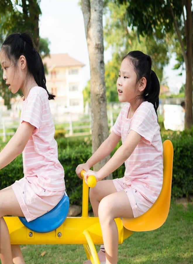 Hemoton Outdoor Playground Equipment Plastic Seesaw Seat Replacement for Kids Parks Community Areas, Yellow, 13.77 X 10.62 X 7.08 Inch, Comfortable and Easy to Install - Image 5