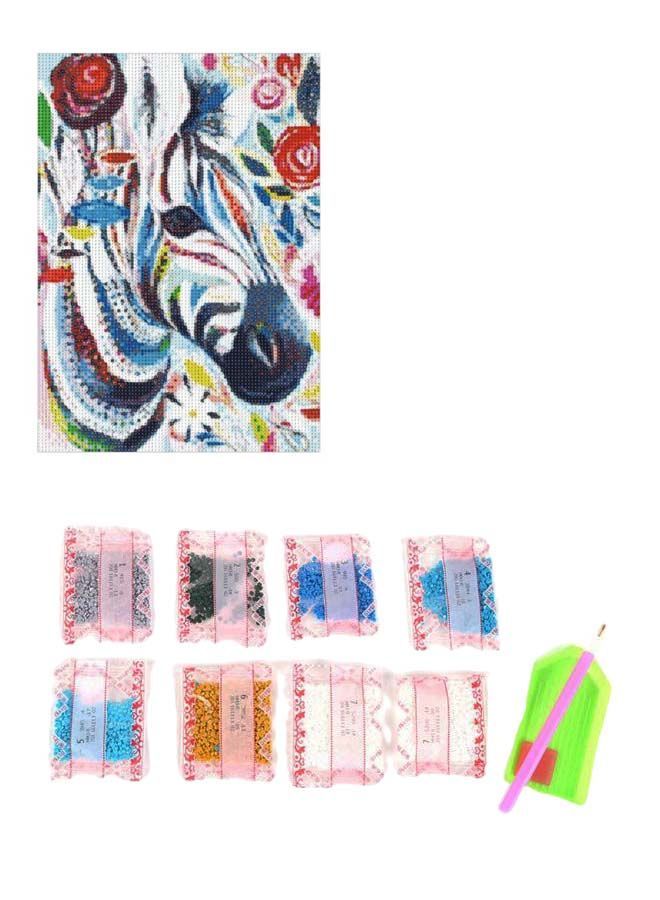 NIBEMINENT DIY 5D Diamond Animal Painting Embroidery Wall Decor Kit Multicolour - Image 1