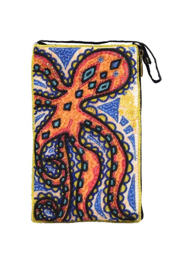 بامبو تردينج حقيبة يد نسائية من مجموعة بامبو تريدنج بودي من سارة والترز كلوب، معصم، ارتفاع 7.5 بوصة