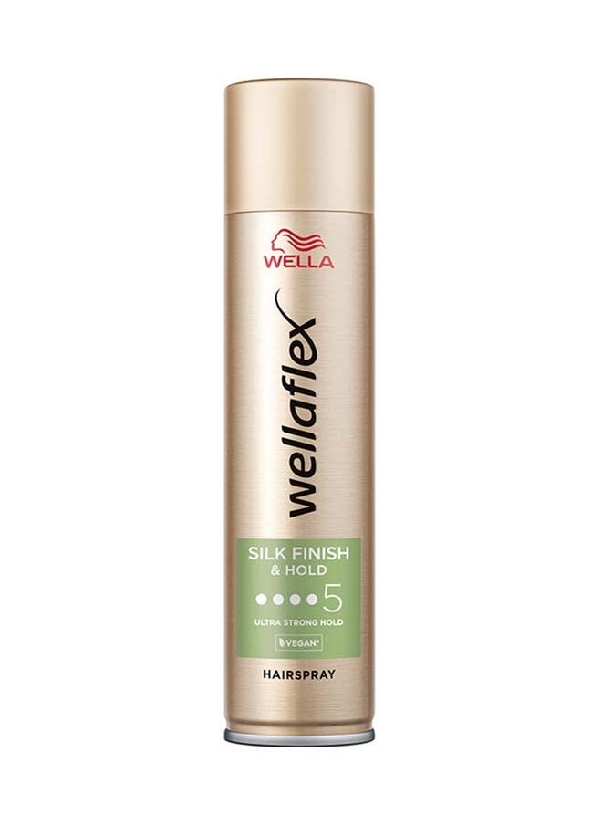 WELLA Professional Hair Styling Set- Wellaflex Silk Finish and Hold Hairspray 250ml + New Wave Multicolour Smoothing Mousse 200ml – for Smooth, Long-Lasting Hold  - Image 2