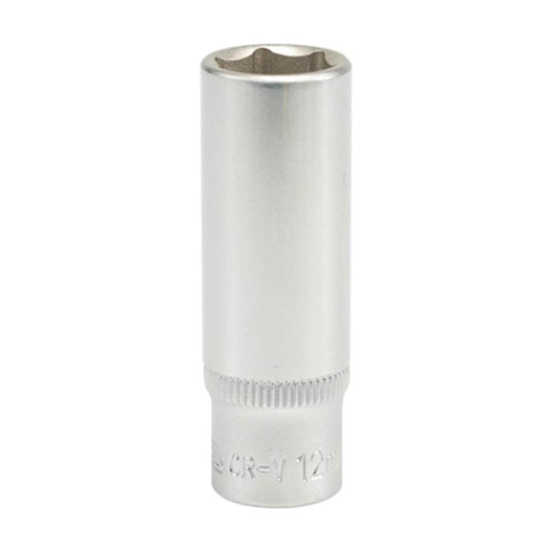 Yato Yato combo Set of 2 Hexagonal Deep Sockets YT142312mm YT142413mm with length of 50mm and 14 inch drive made of chromium VanadiumPack of 2  - Image 2