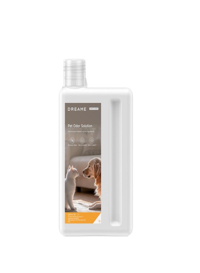 دريم محلول تنظيف مكنسة الروبوت DREAME، محلول لإزالة روائح الحيوانات الأليفة، مكونات نباتية طبيعية آمنة ولطيفة، 33.8 أونصة سائلة (1 لتر) - Image 1