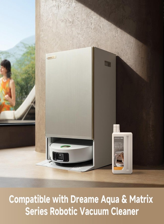 دريم محلول تنظيف مكنسة الروبوت DREAME، محلول لإزالة روائح الحيوانات الأليفة، مكونات نباتية طبيعية آمنة ولطيفة، 33.8 أونصة سائلة (1 لتر) - Image 4