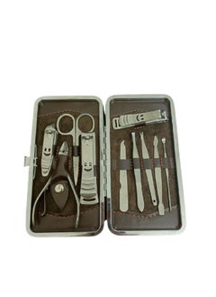 Generic 10-Piece Manicure Pedicure Nail Set with Leather Case  - Image 1