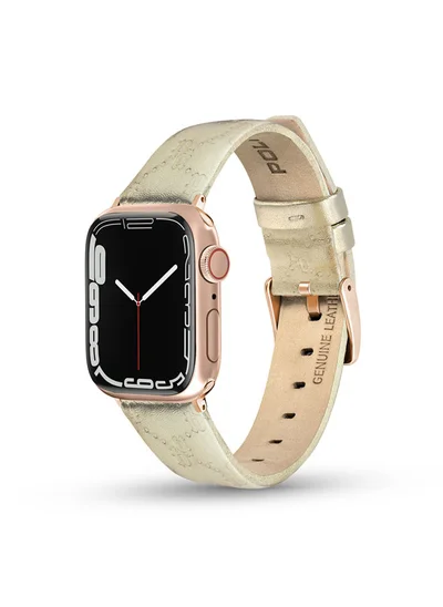 بوليس Mono Beige Leather Watch Straps