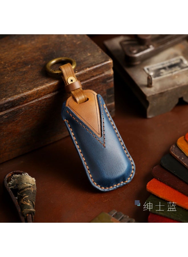 مازدا صناعة يدوية جلد حصان مجنون غطاء حماية مفتاح السيارة مناسبة لمازدا CX-5 Atenza CX-30 Axela CX-9car Key Shell Case - Image 5